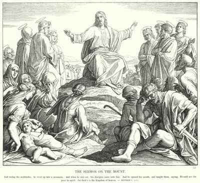 The Sermon on the Mount by Julius (after) Schnorr von Carolsfeld