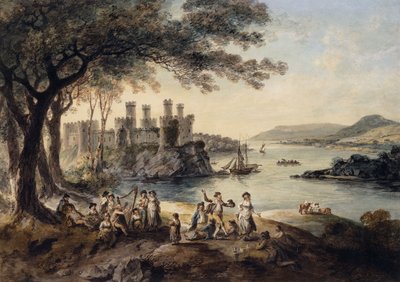 Conway Castle, with John Smith 