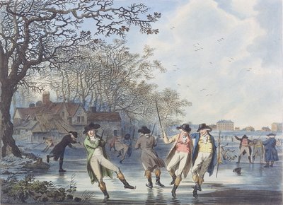 Winter Amusement: A View in Hyde Park from the Moated House, 1787 by Julius Caesar Ibbetson