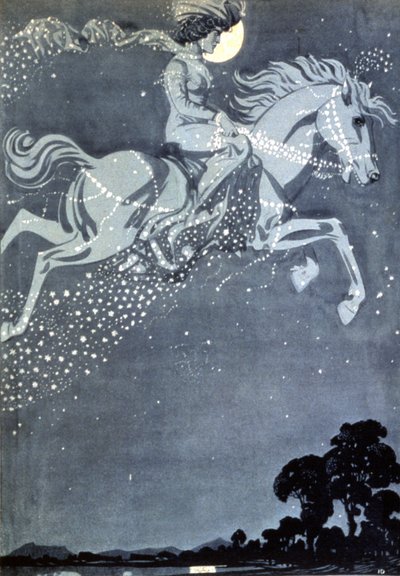 The Night Walker, Late 19th Century by Julius Diez