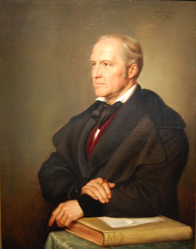 Portrait of Carl Gustav Carus by Julius Hubner