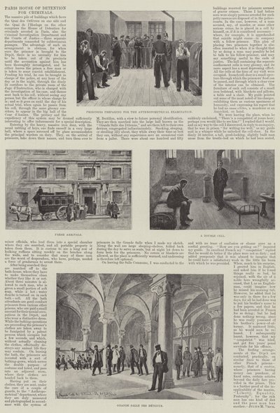 Paris House of Detention for Criminals by Julius Mandes Price