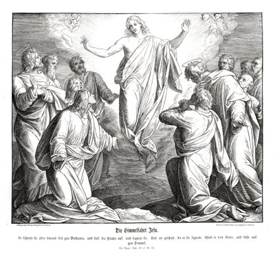 Ascension of Christ by Julius Schnorr von Carolsfeld