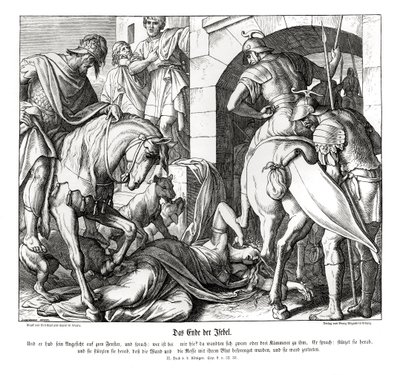 Death of Jezebel, 2 Kings by Julius Schnorr von Carolsfeld