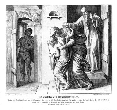 Elishah resurrects the Shunammite