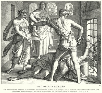 John the Baptist is Beheaded by Julius Schnorr von Carolsfeld