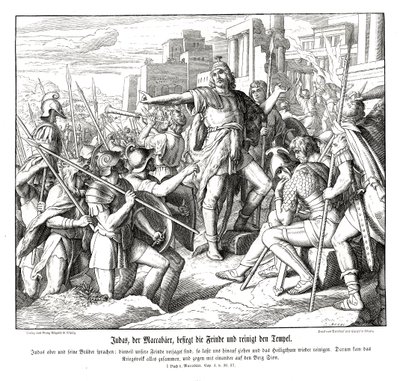 Judas the Maccabee Defeats His Enemies by Julius Schnorr von Carolsfeld
