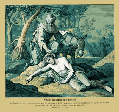 Parable of the Good Samaritan, Gospel of Luke by Julius Schnorr von Carolsfeld