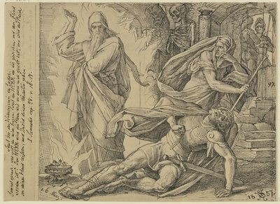 Saul with the Witch of Endor by Julius Schnorr von Carolsfeld