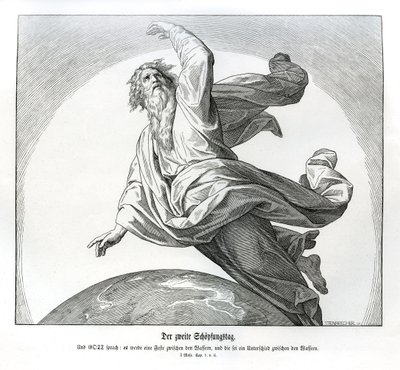Second Day of Creation, Genesis by Julius Schnorr von Carolsfeld
