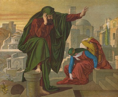The Lamentation of Jeremiah by Julius Schnorr von Carolsfeld