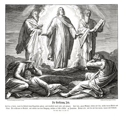 Transfiguration of Jesus by Julius Schnorr von Carolsfeld