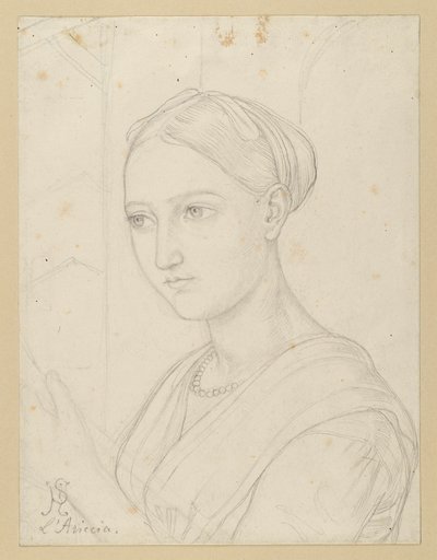 Vittoria Caldoni by Julius Schnorr von Carolsfeld