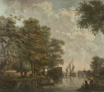 Three Wall Hangings with a Dutch Landscape by Jurriaan Andriessen (attributed to)
