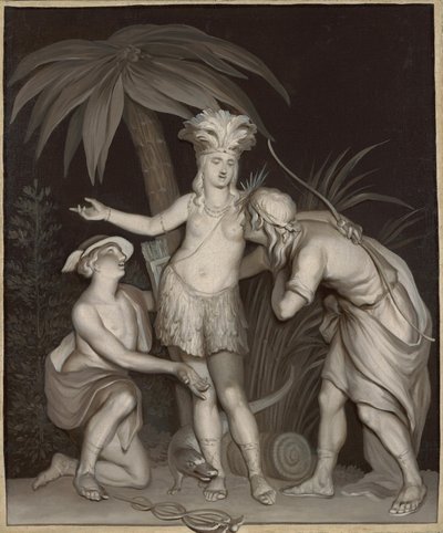 Allegory of Trade with America by Jurriaan Andriessen