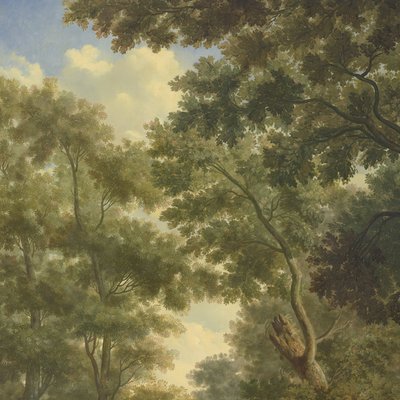 Arcadian Landscape, one of a series of ten murals in the garden room of the main floor of the Amsterdam house Herengracht 524 by Jurriaan Andriessen