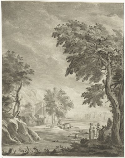 Landscape with Road by Jurriaan Cootwijck