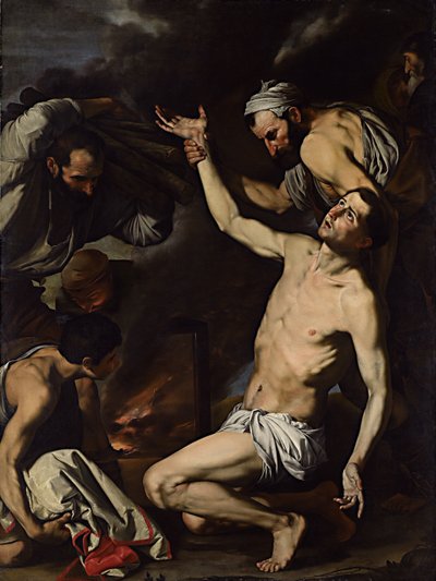 Martyrdom of St Lawrence by Jusepe de Ribera