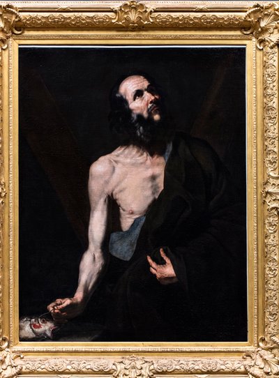 Saint André by Jusepe de Ribera