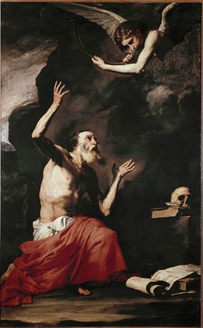 Saint Jerome and the Angel by Jusepe de Ribera