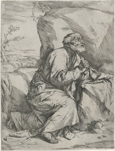 The Penitent Saint Peter, c.1621 by Jusepe de Ribera