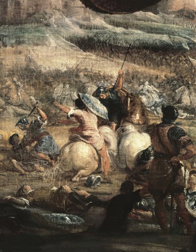 Alaric II in the battle of Vouille in 507 by Jusepe or Jose (c.1605 1656) Leonardo