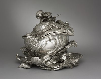 Platter, Tureen and Tureen Lid by Juste Aurèle Meissonnier