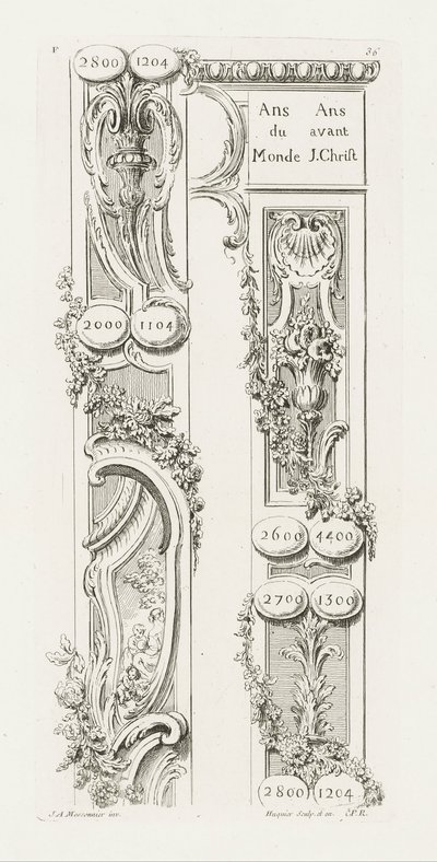 Design of Fragments of the Border by Juste Aurèle Meissonnier