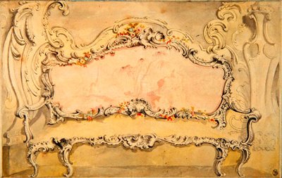 Design of a Couch for Count Bilenski by Juste Aurèle Meissonnier