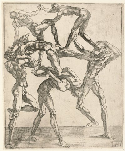 Pyramid of Men by Juste de Juste