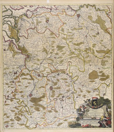 Map of the Duchy of Brabant: Containing the Holy Roman Empire