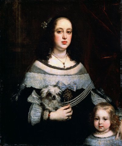 Portrait of a Lady and a Little Girl by Justus Sustermans