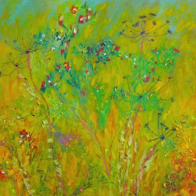 Colorful Wildflower Field by Justyna Jaszke