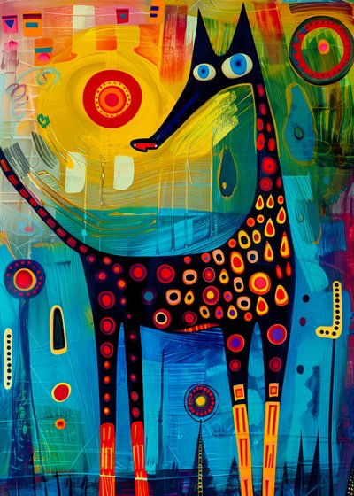 Vibrant Spotted Creature by Justyna Jaszke