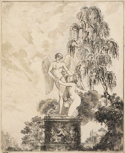 Statue under the Birch by Józef Sierakowski