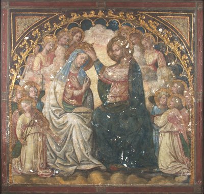 The Coronation of the Virgin by KMS 1741 Ubekendt