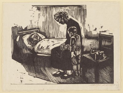 Visit to the Hospital by Käthe Kollwitz
