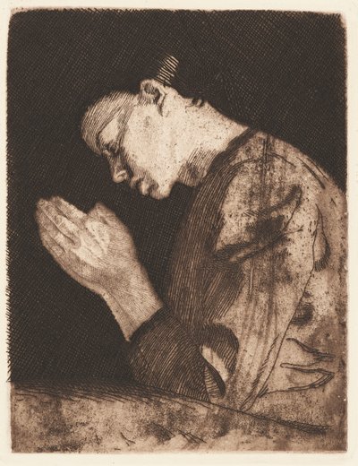 Praying Girl by Käthe Kollwitz