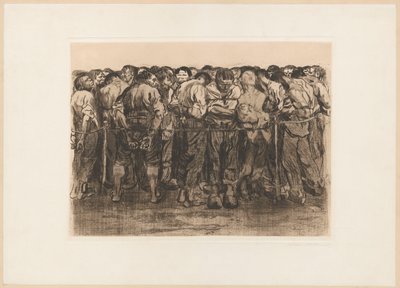 The Prisoners, Sheet VII from the Cycle: Peasants
