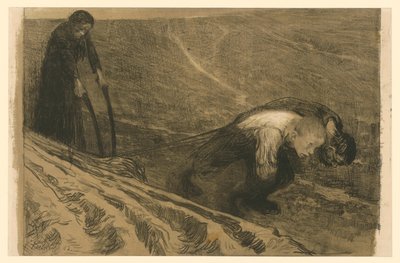 Plowman and Woman (Rejected Version for Plate 1 from "Peasants