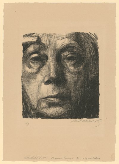 Self-Portrait by Käthe Kollwitz