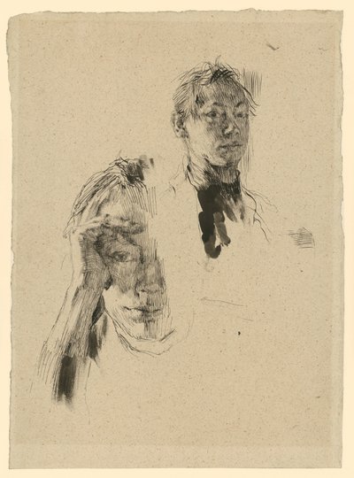 Two Self-Portraits by Käthe Kollwitz
