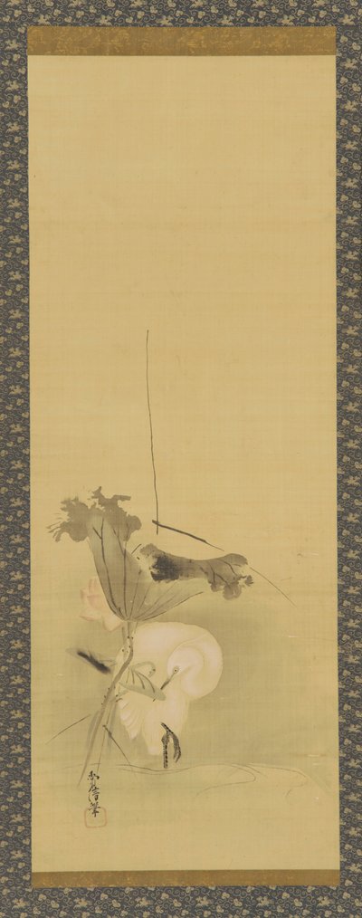 Heron and Lotus by Kanô Yôboku Tsunenobu