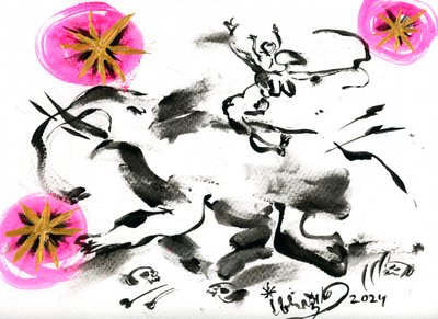 Mythical Ink Battle by Kanat Ibragimov