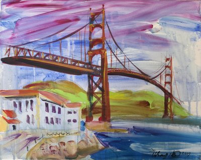 San Francisco Golden Gate by Kanat Ibragimov