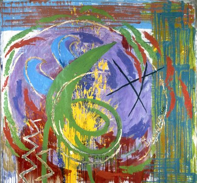 Vibrant Abstract Swirl by Kanat Ibragimov