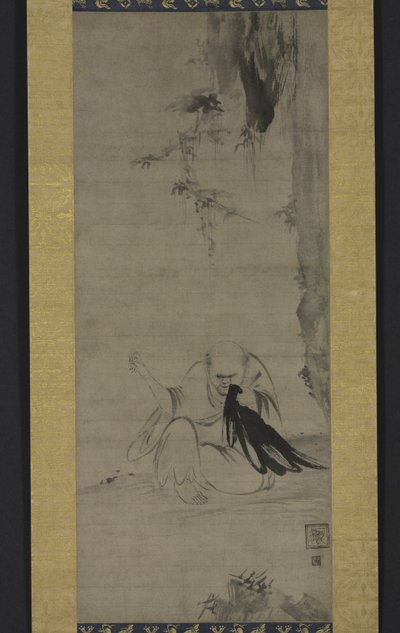 Choyo: Monk Sewing under Morning Sun by Kaō