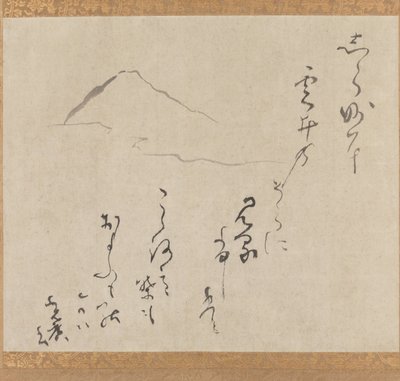 Mt. Fuji, late 16th-mid 17th century by Karasumaru Mitsuhiro