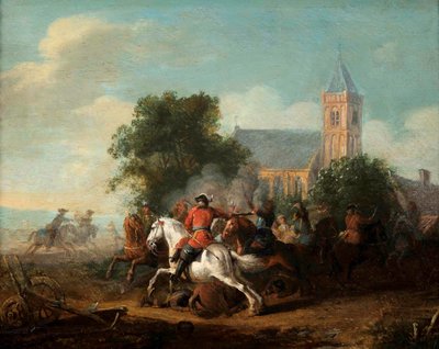 Battle Scene by Karel Breydel