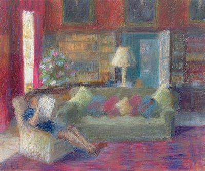 Library at Thorpe Perrow by Karen Armitage